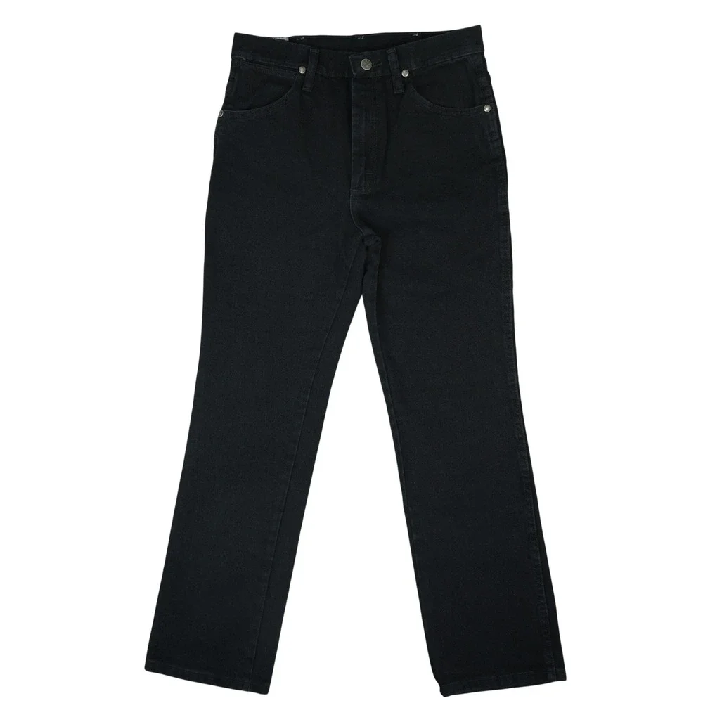 Wrangler Slim Fit Jeans Mens 29x30 Black‎ Silver Edition Western Cowboy Rodeo